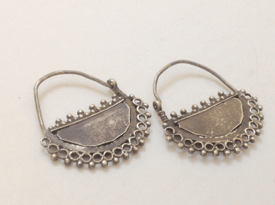 Back of Afghani earrings