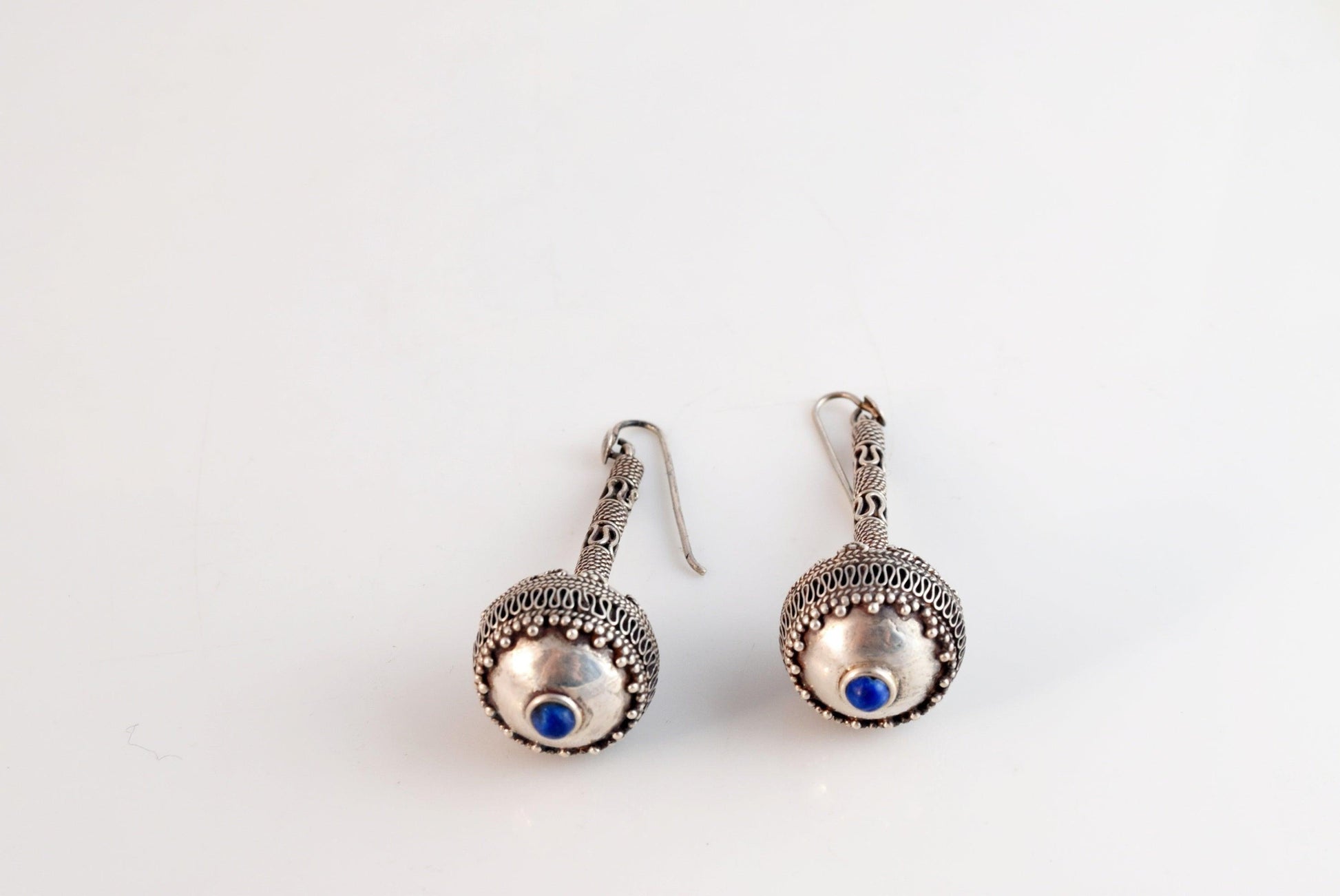 Afghani silver earrings