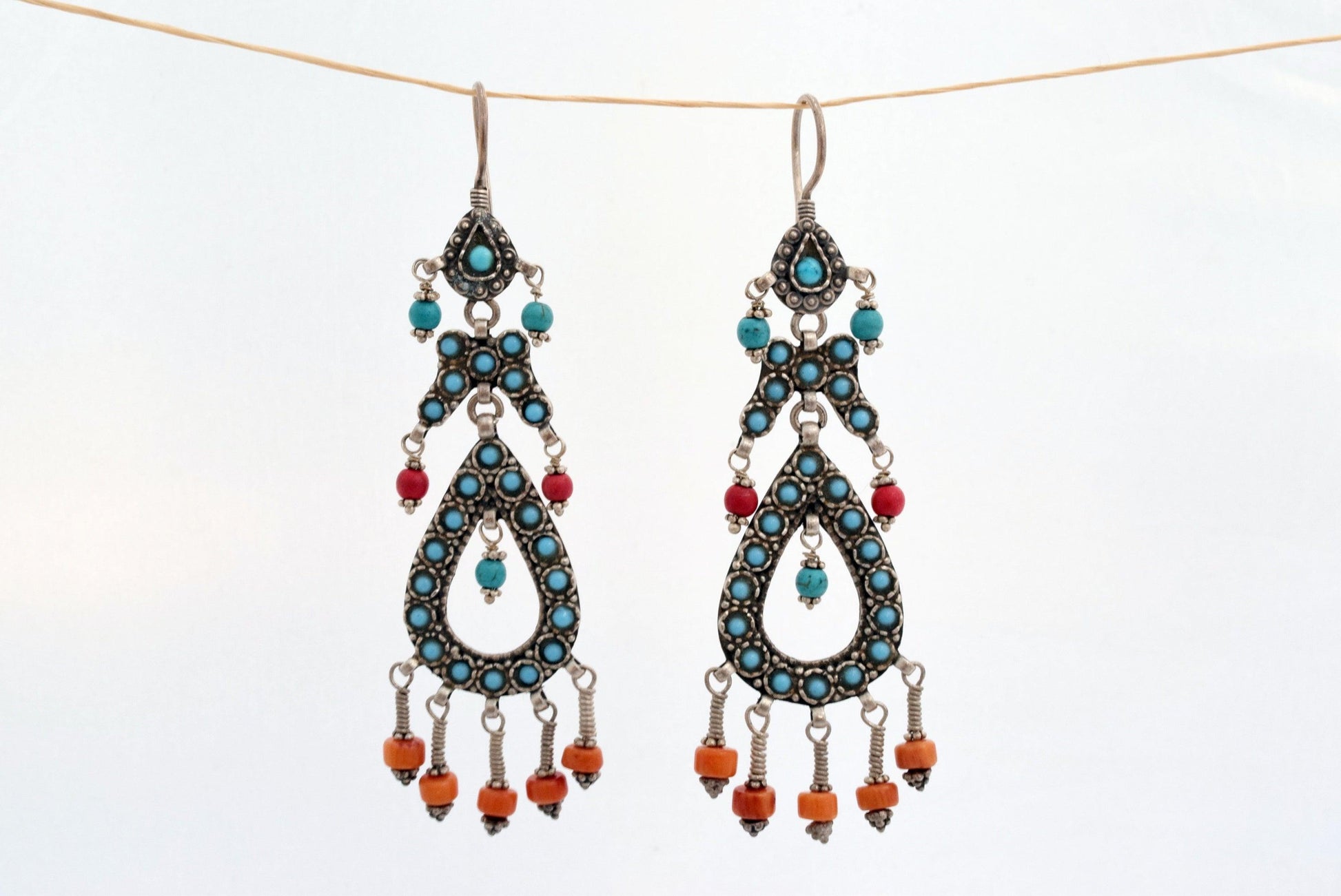 Uzbek style earrings