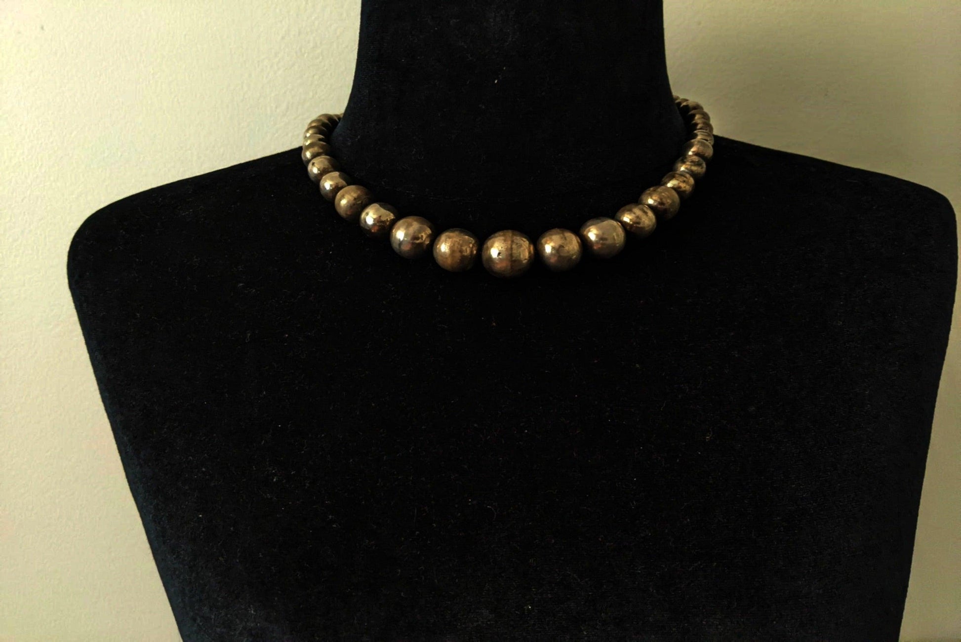 Vintage Ball Necklace from Mexico - Anteeka