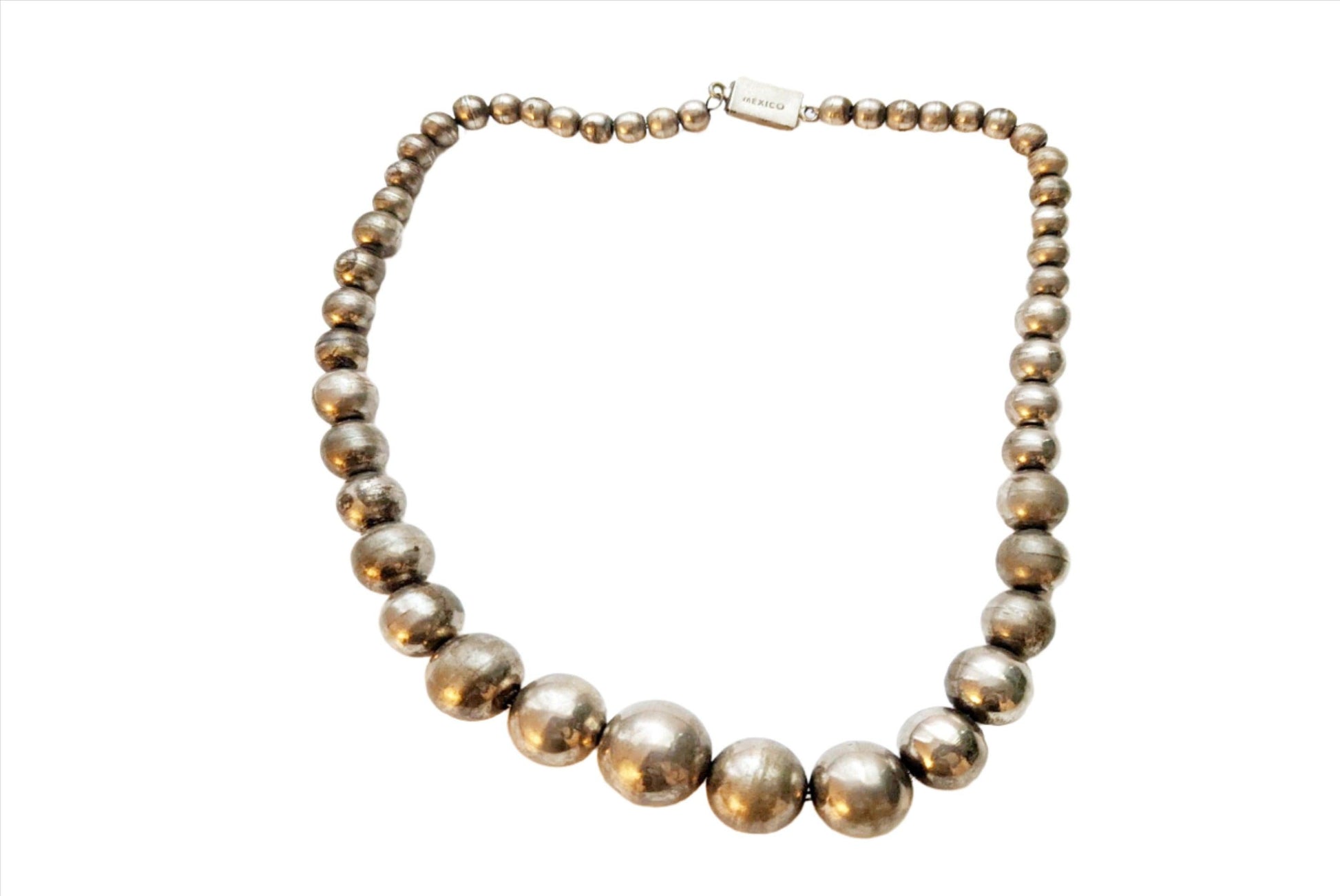 Vintage Ball Necklace from Mexico - Anteeka