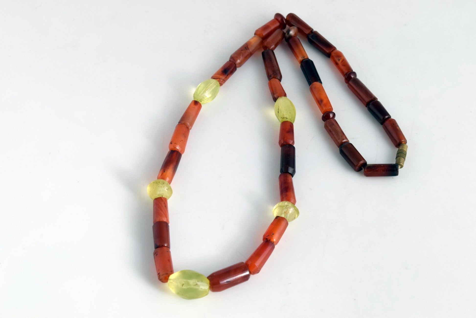 carnelian bead necklace