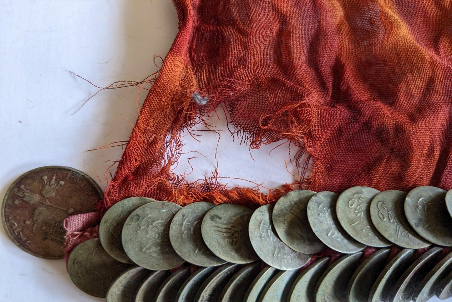 Vintage Bedouin Face Veil from Sinai Egypt - Anteeka