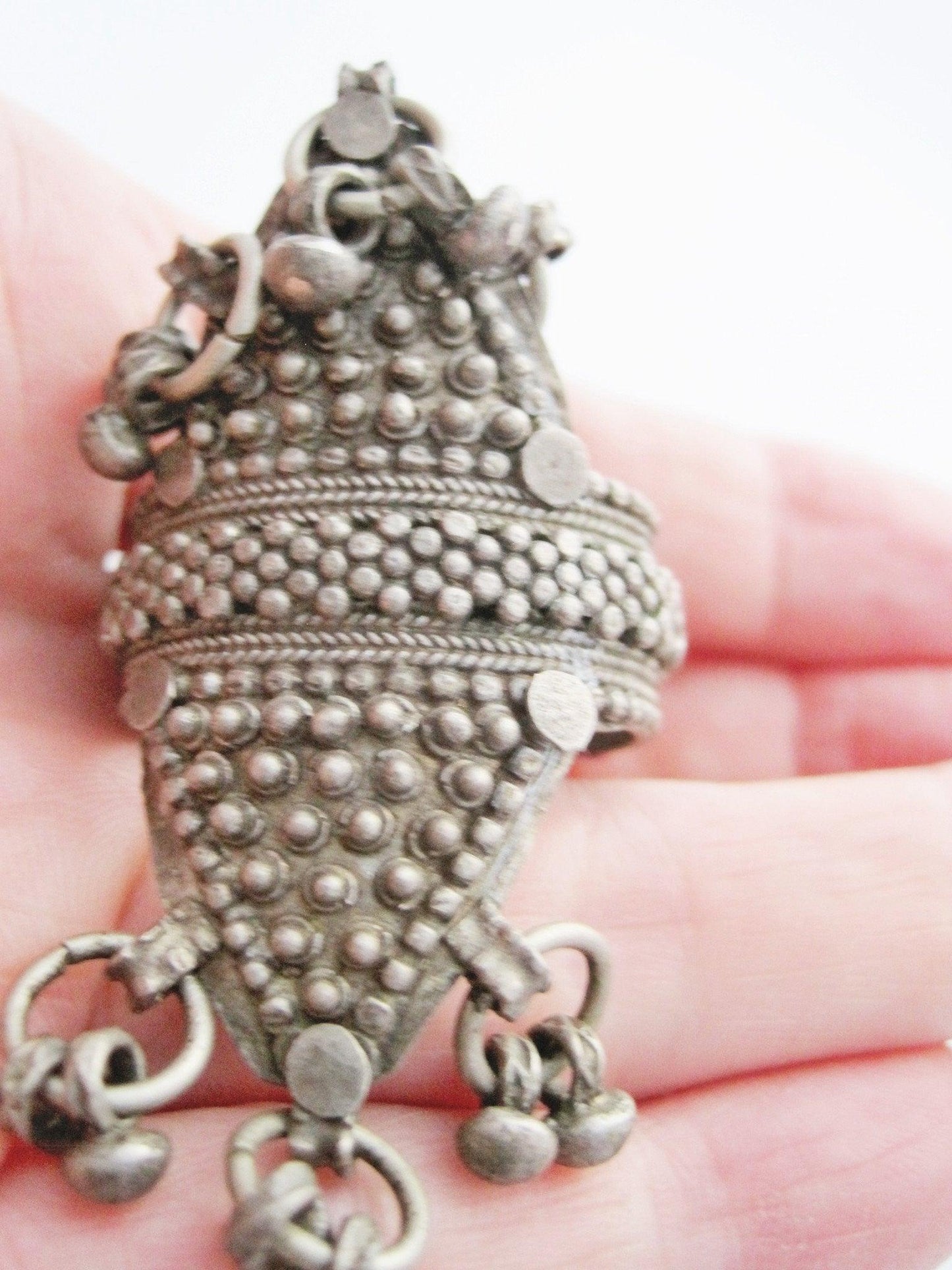 Vintage Bedouin Silver Yemeni Man Ring or Toe Ring - Anteeka