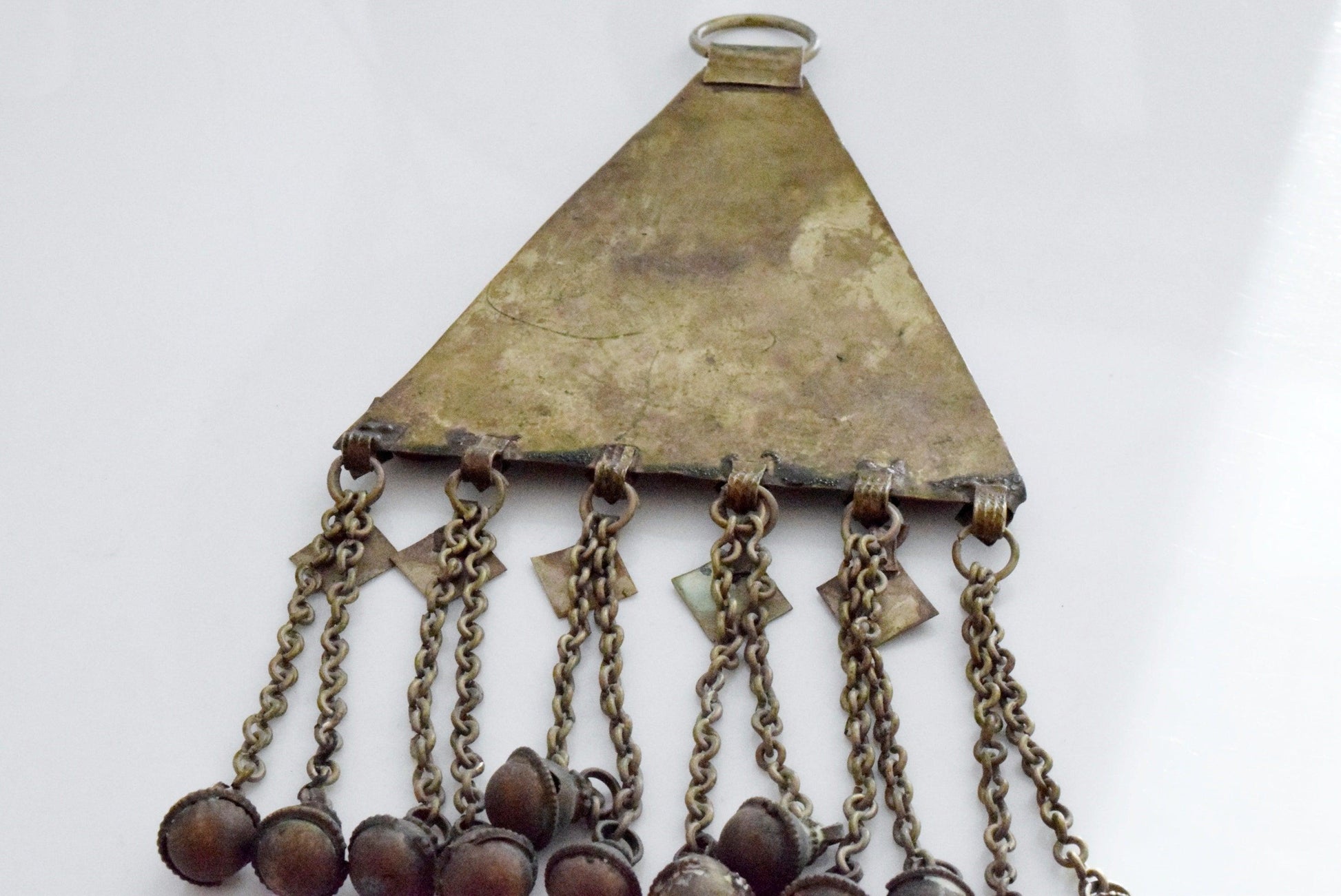 Vintage Bedouin Triangular Amulet Pendant - Anteeka