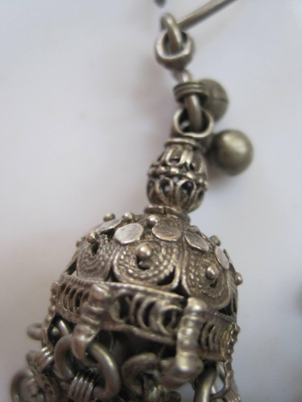 silver yemeni earrings