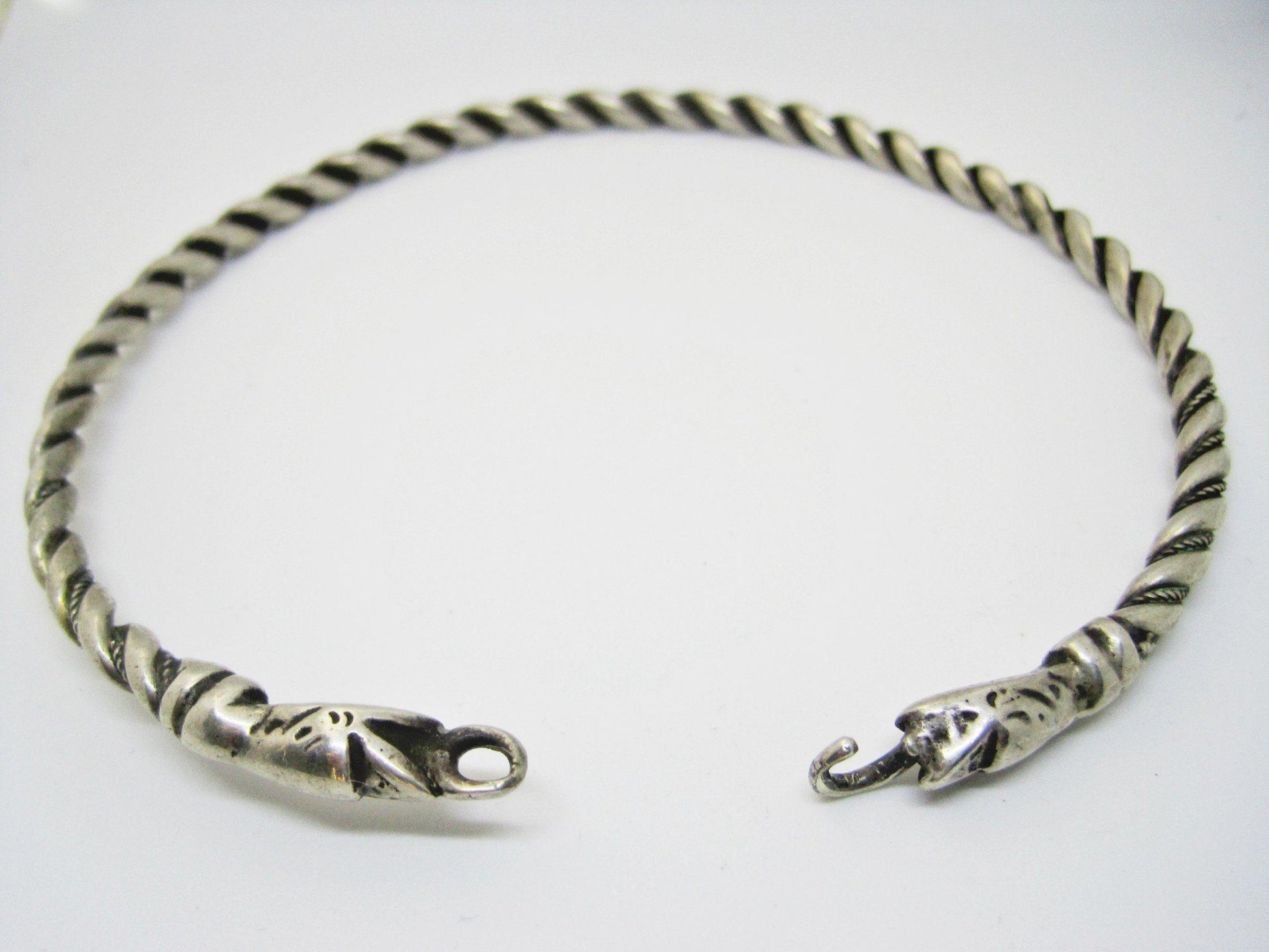 Silver Snake Foot Bracelet