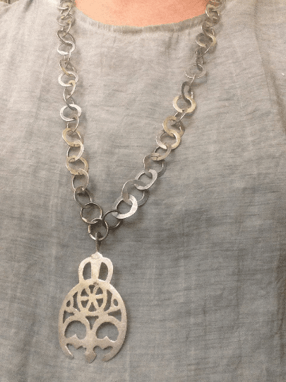Berber silver necklace