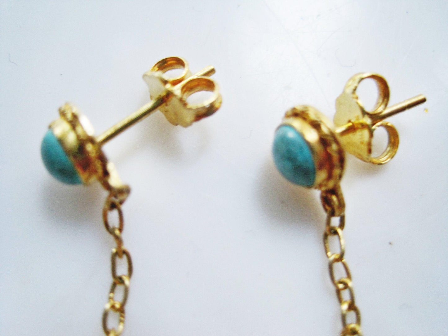 china turquoise earrings