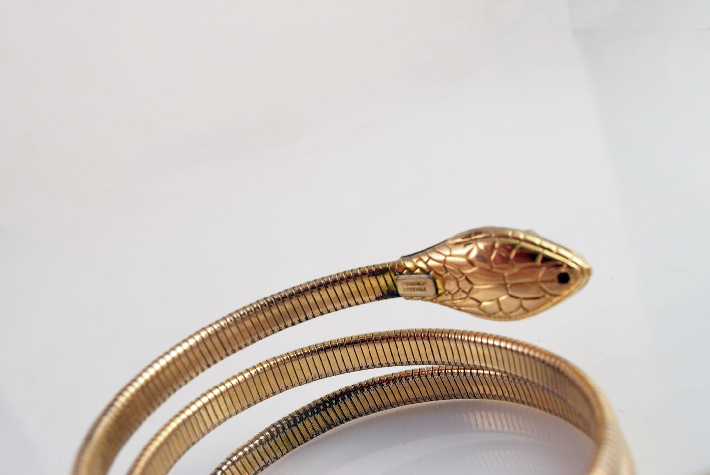 Gold Filled Fostner snake bracelet