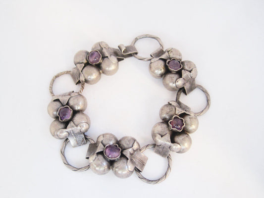 mexican flower bracelet