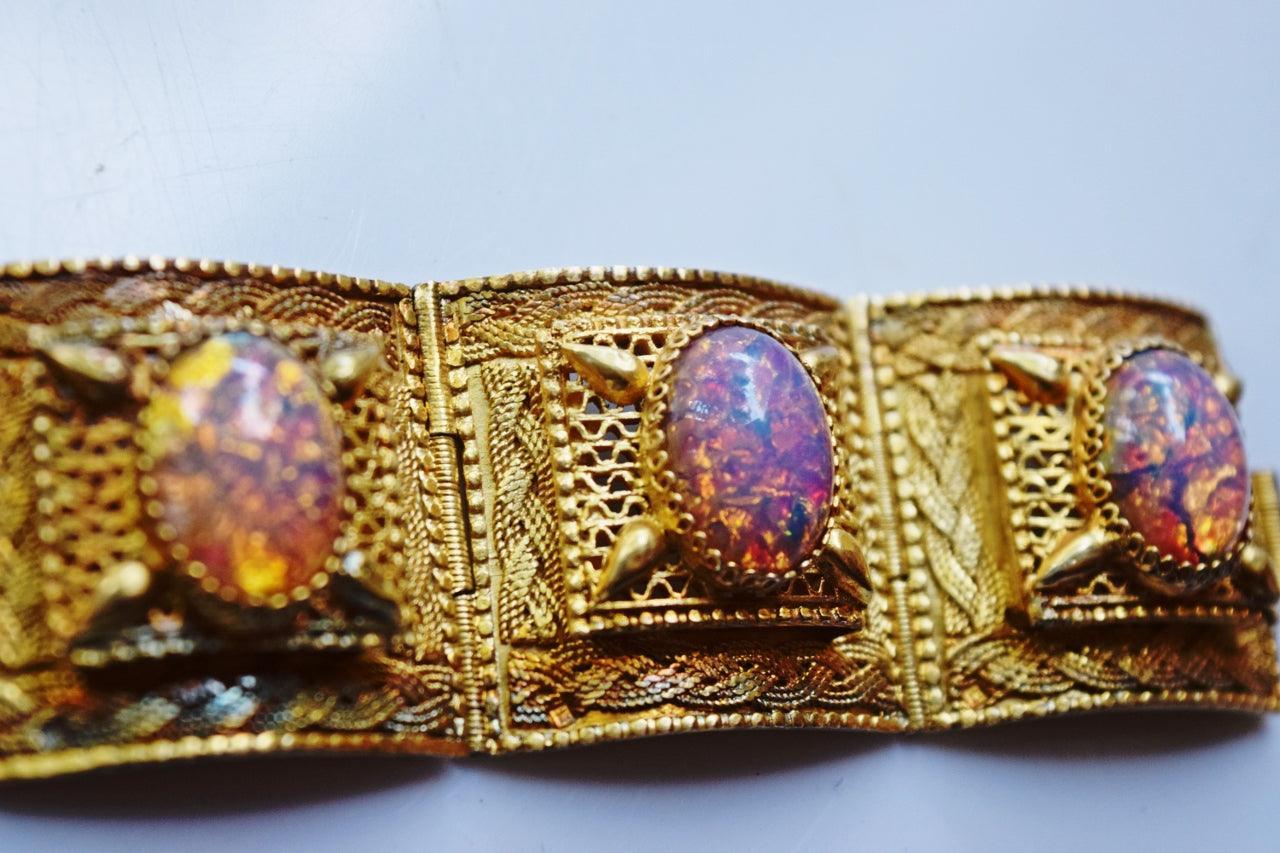 Egyptian panel bracelet