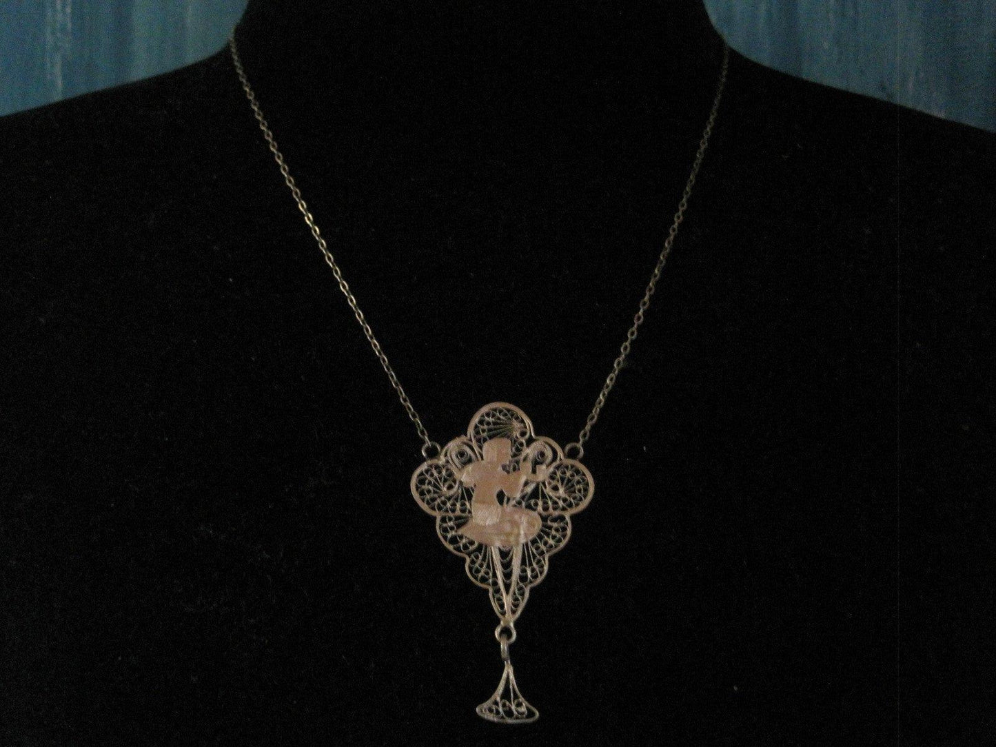 egyptian filigree necklace