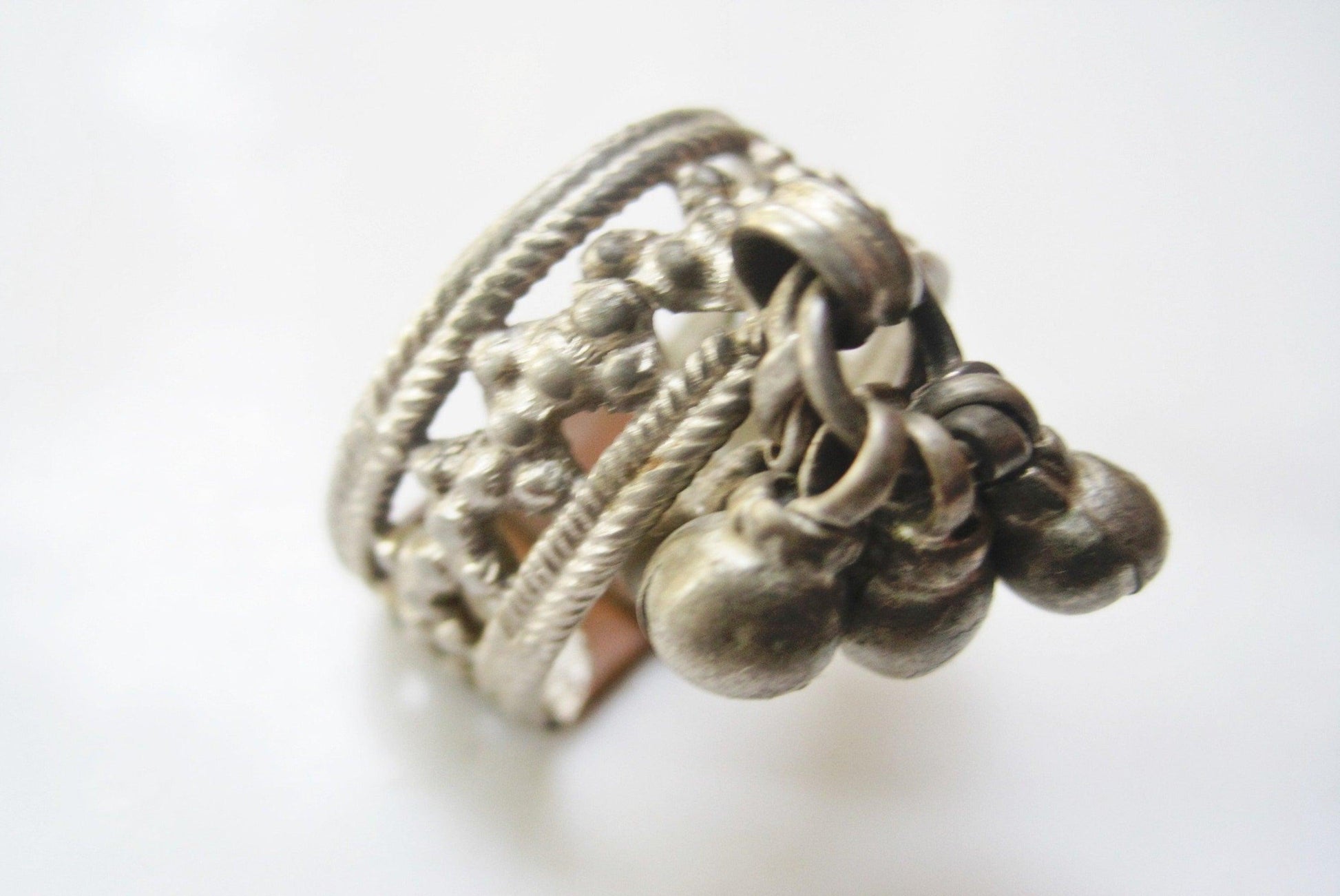 Vintage Indian Silver Toe Ring - Anteeka