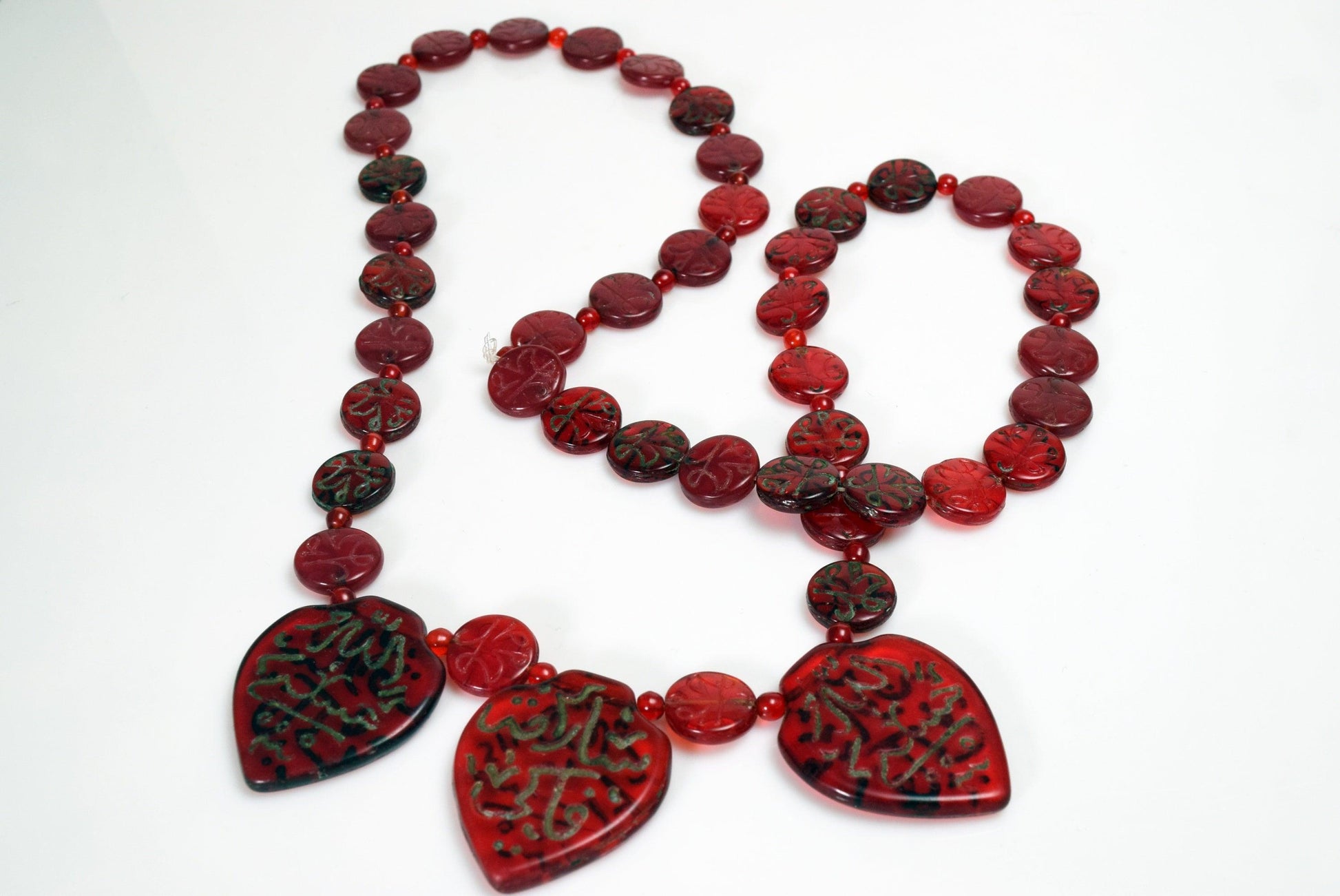 vintage haji beads necklace