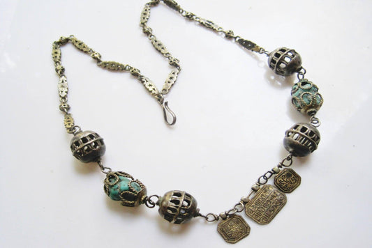 islamic silver necklace