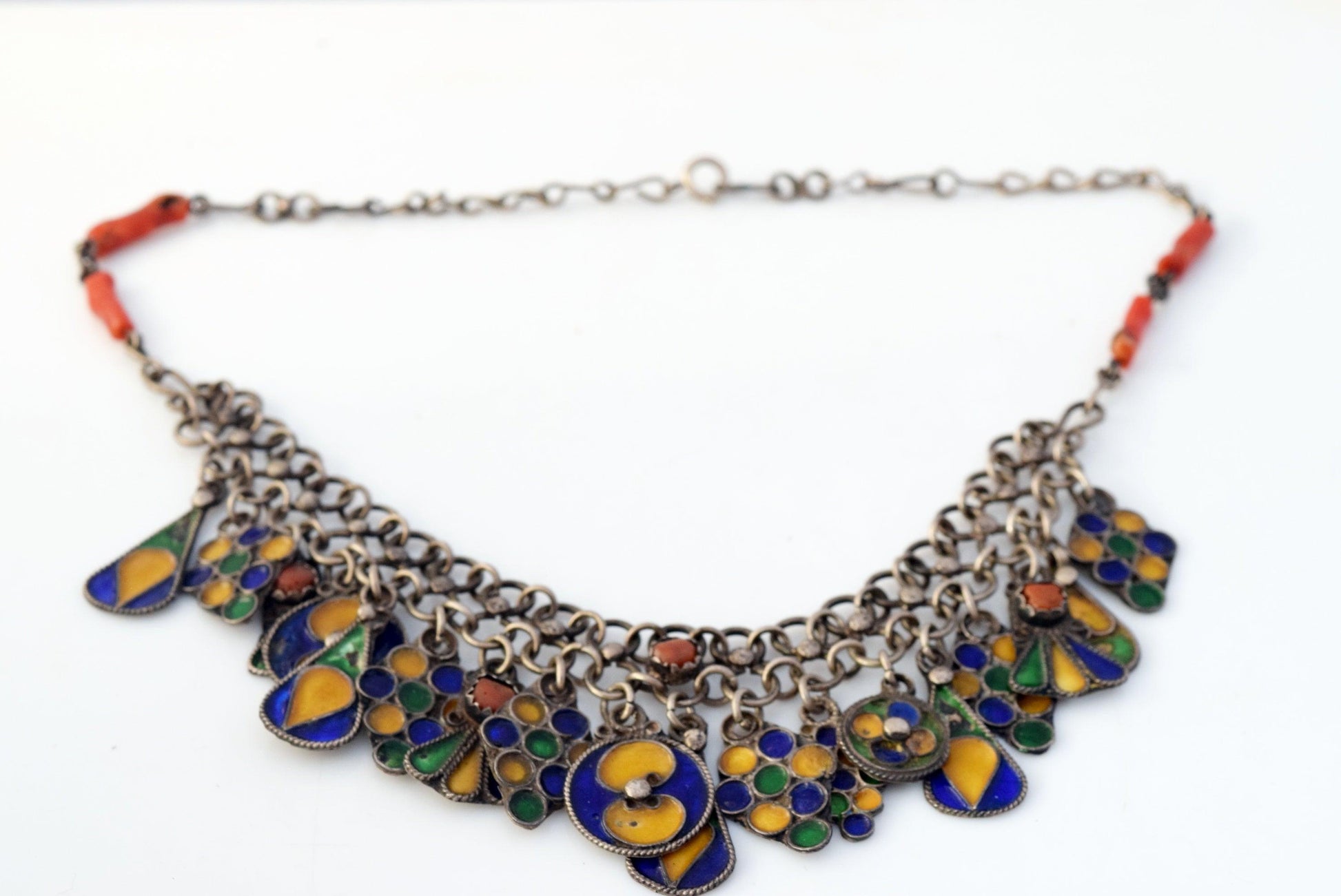 Berber Enamel necklace