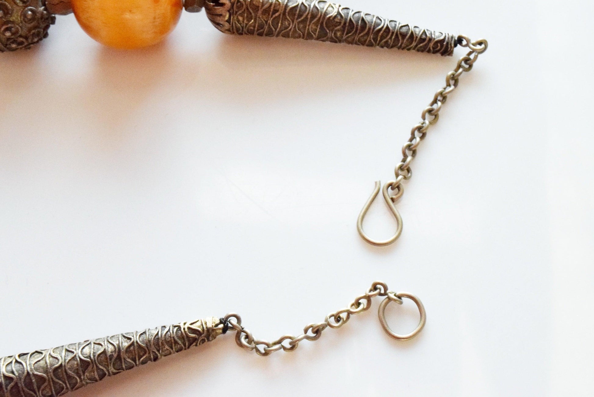 Vintage Long Bedouin Bead Necklace - Anteeka