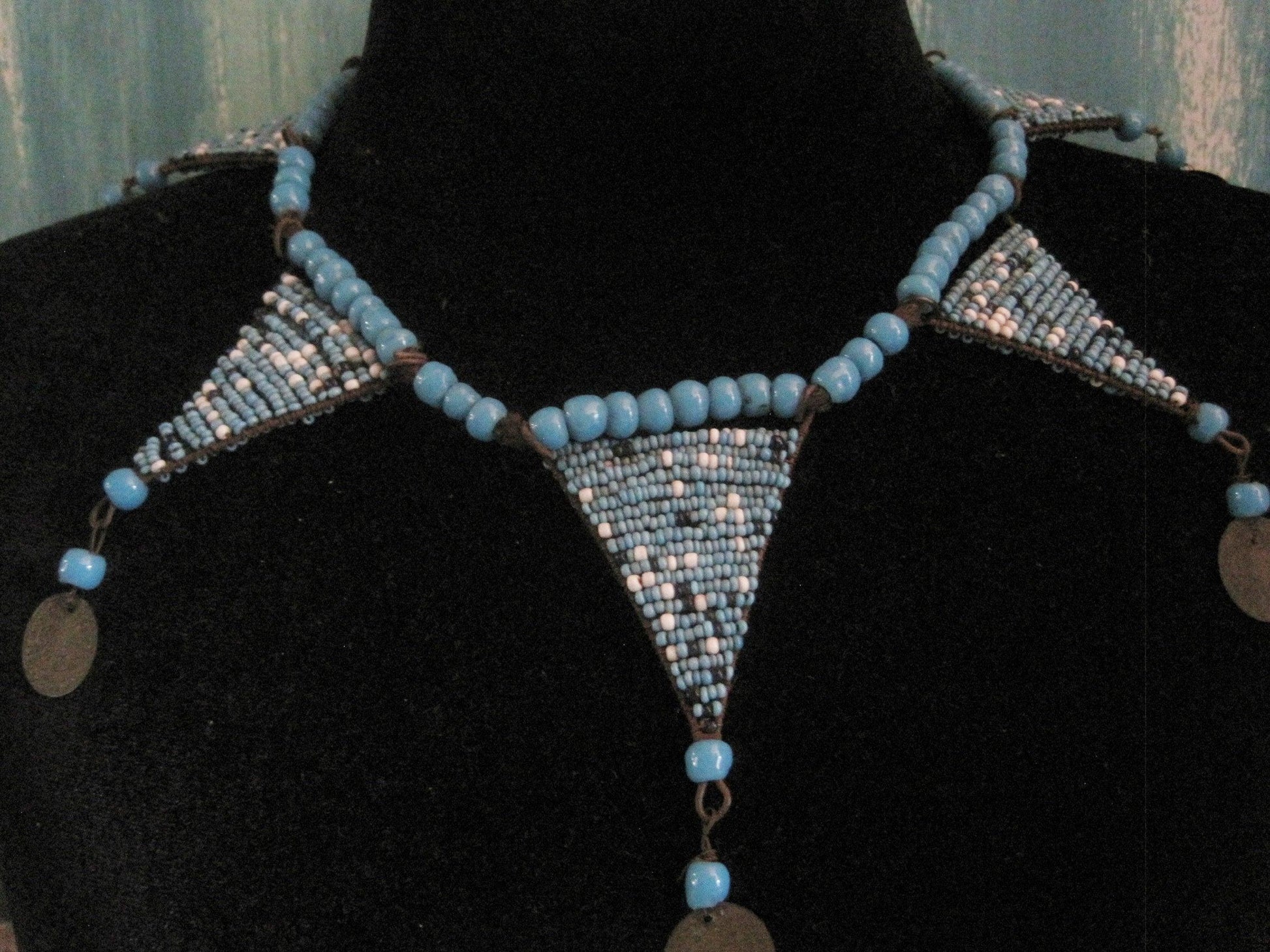 african beaded necklace
