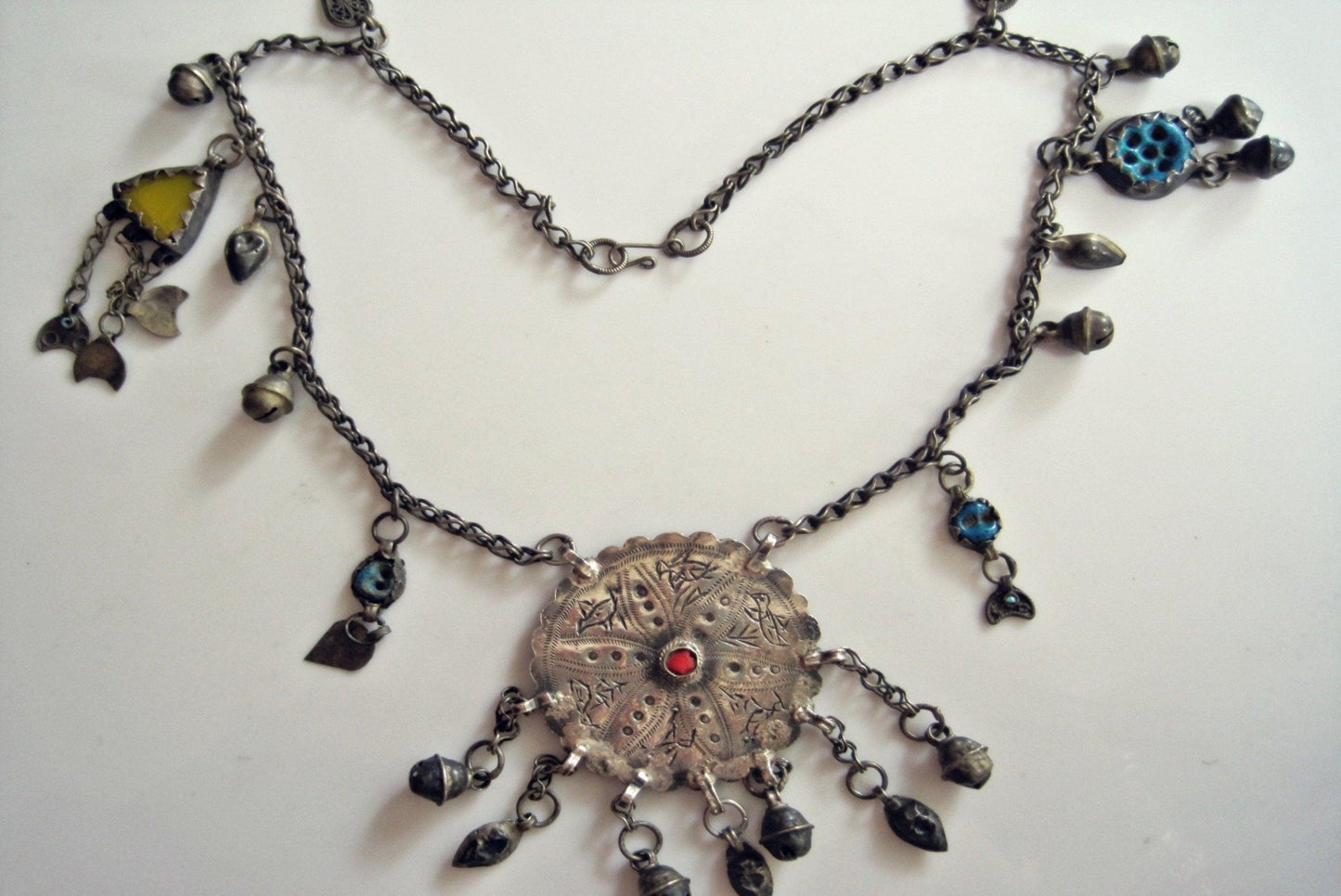 Bedouin Silver Protective Necklace