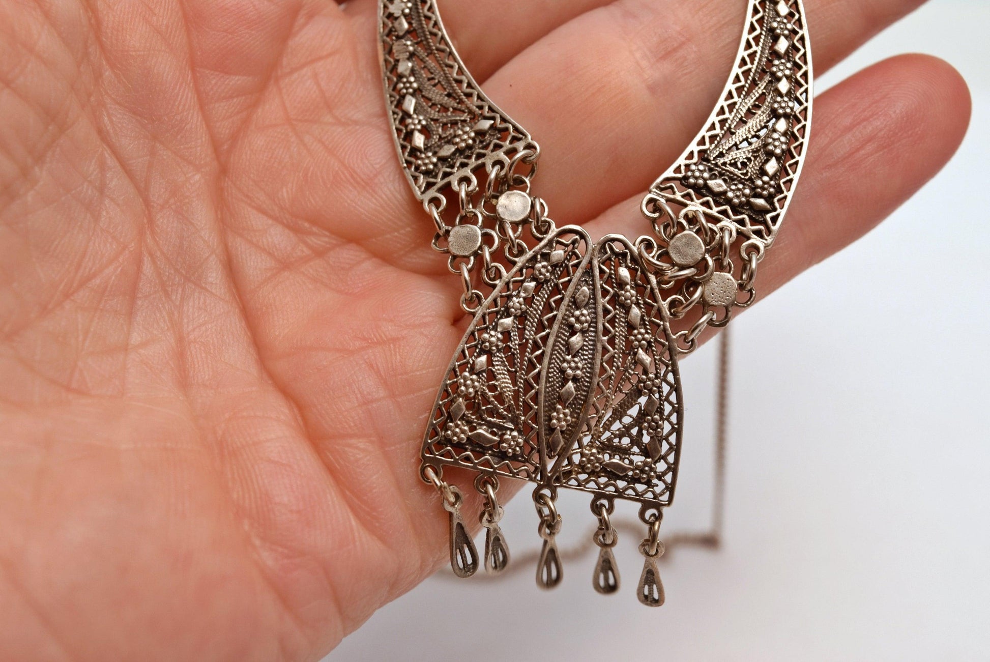 sterling necklace from the Middle East