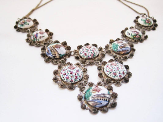 enamel necklace