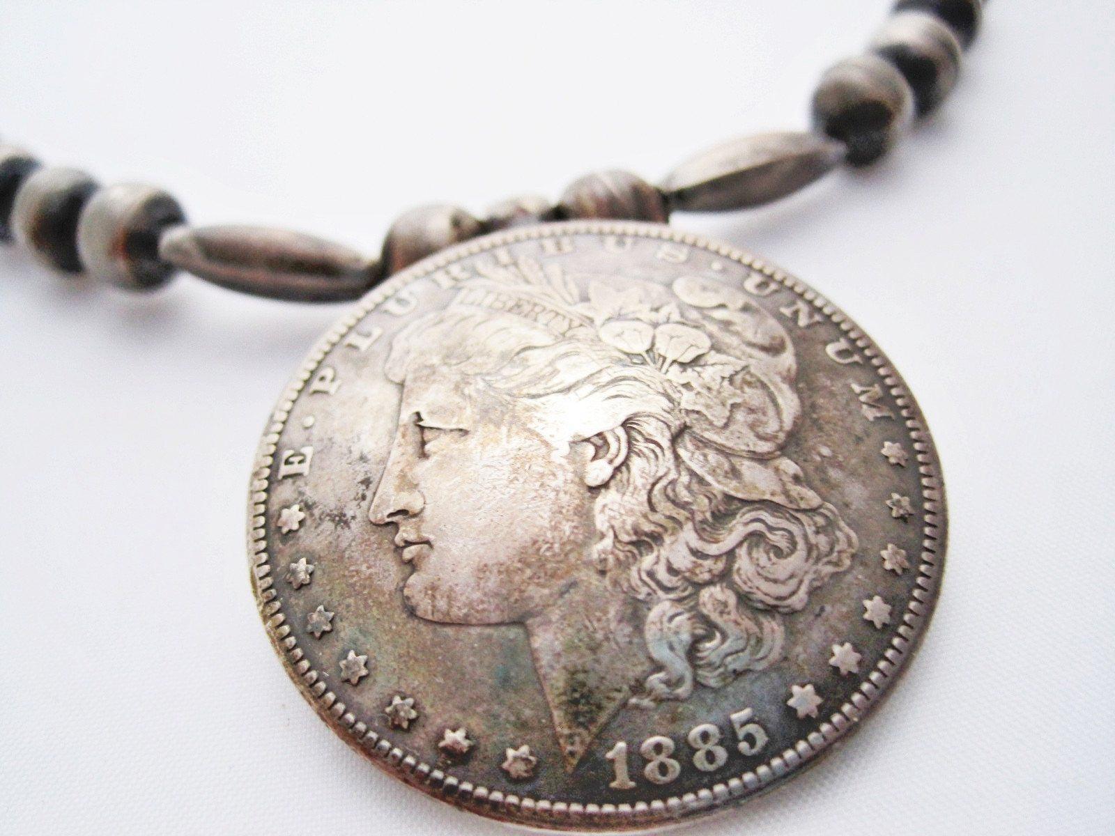 Coin Morgan dollar silver gold jewelry printable Pendant 3D model 3D  printable | CGTrader