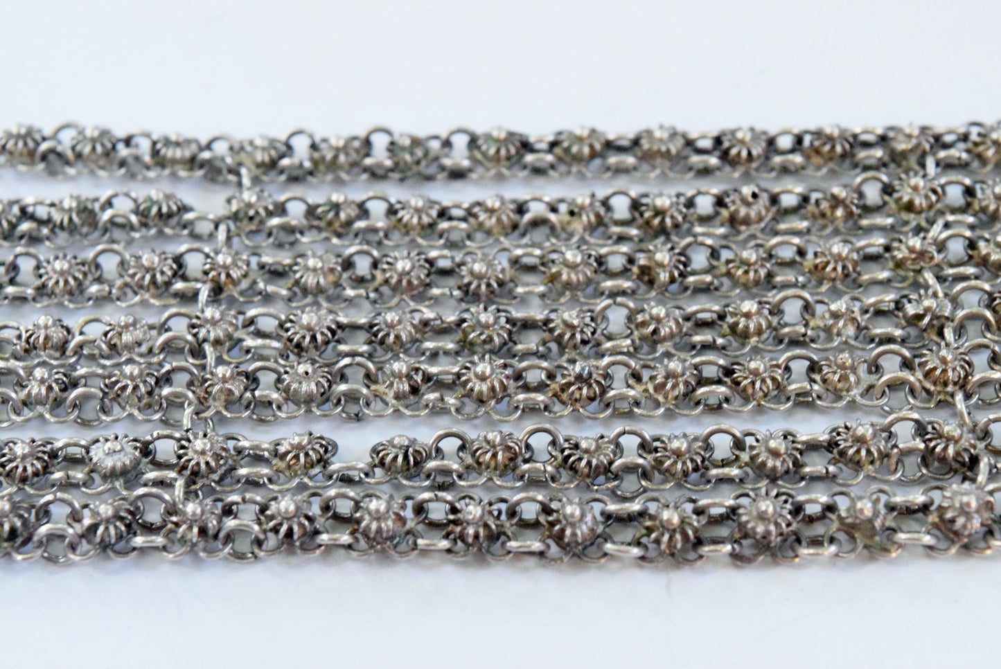 silver filigree bracelet