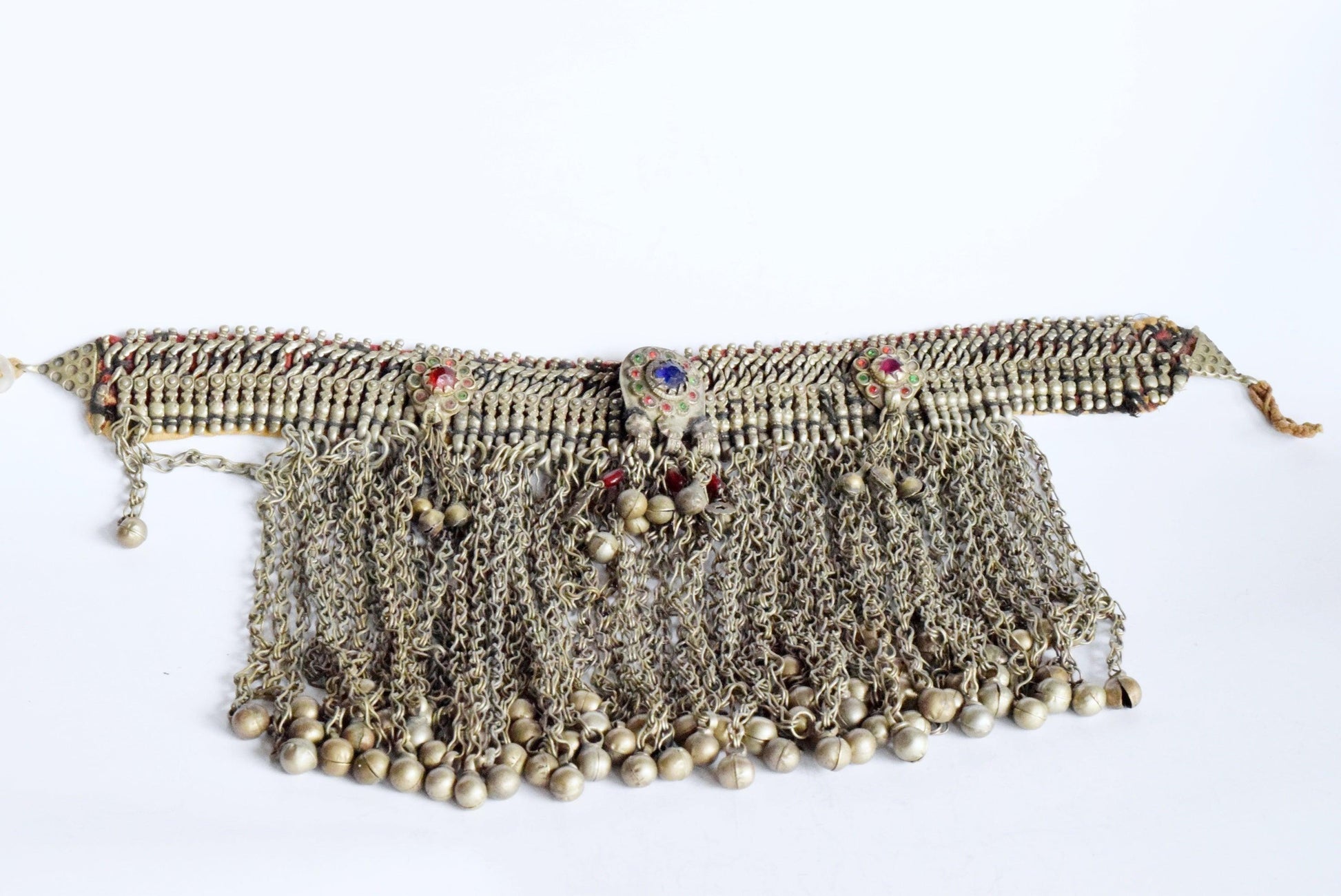 Vintage Waziri Kuchi Necklace with Long Chains - Anteeka