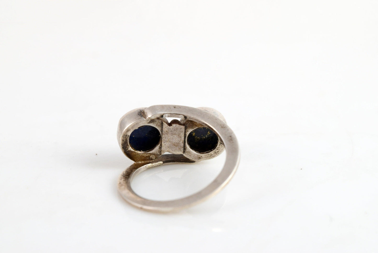 lapis and silver ring