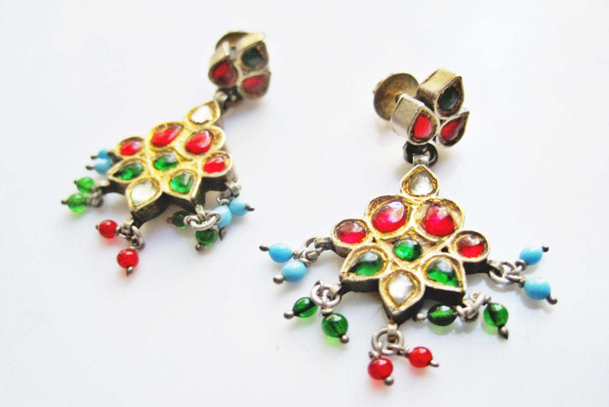 Multicolored Indian Earrings