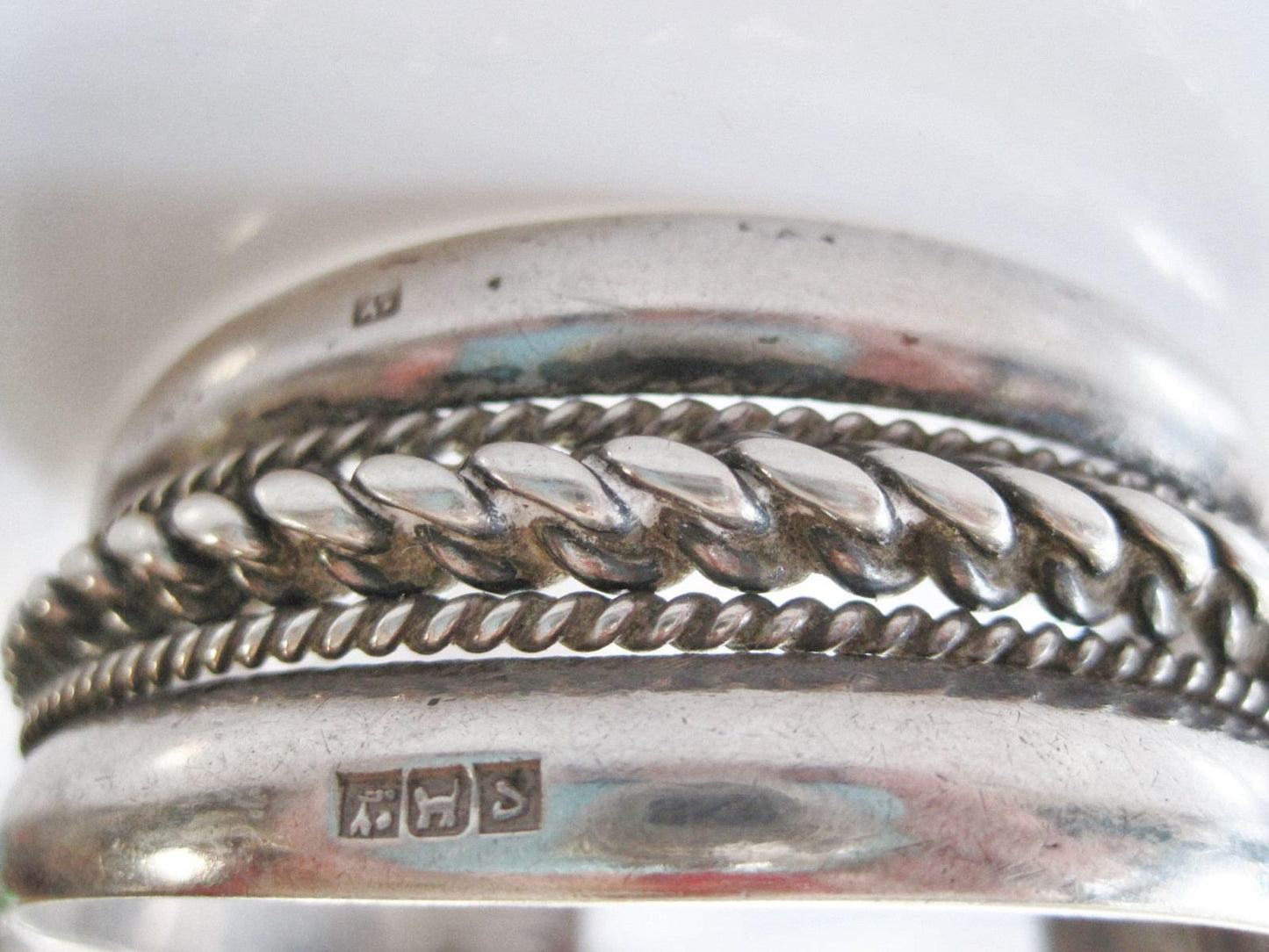 Vintage Silver Bedouin Cuff Bracelet  1948 - 1949 - Anteeka