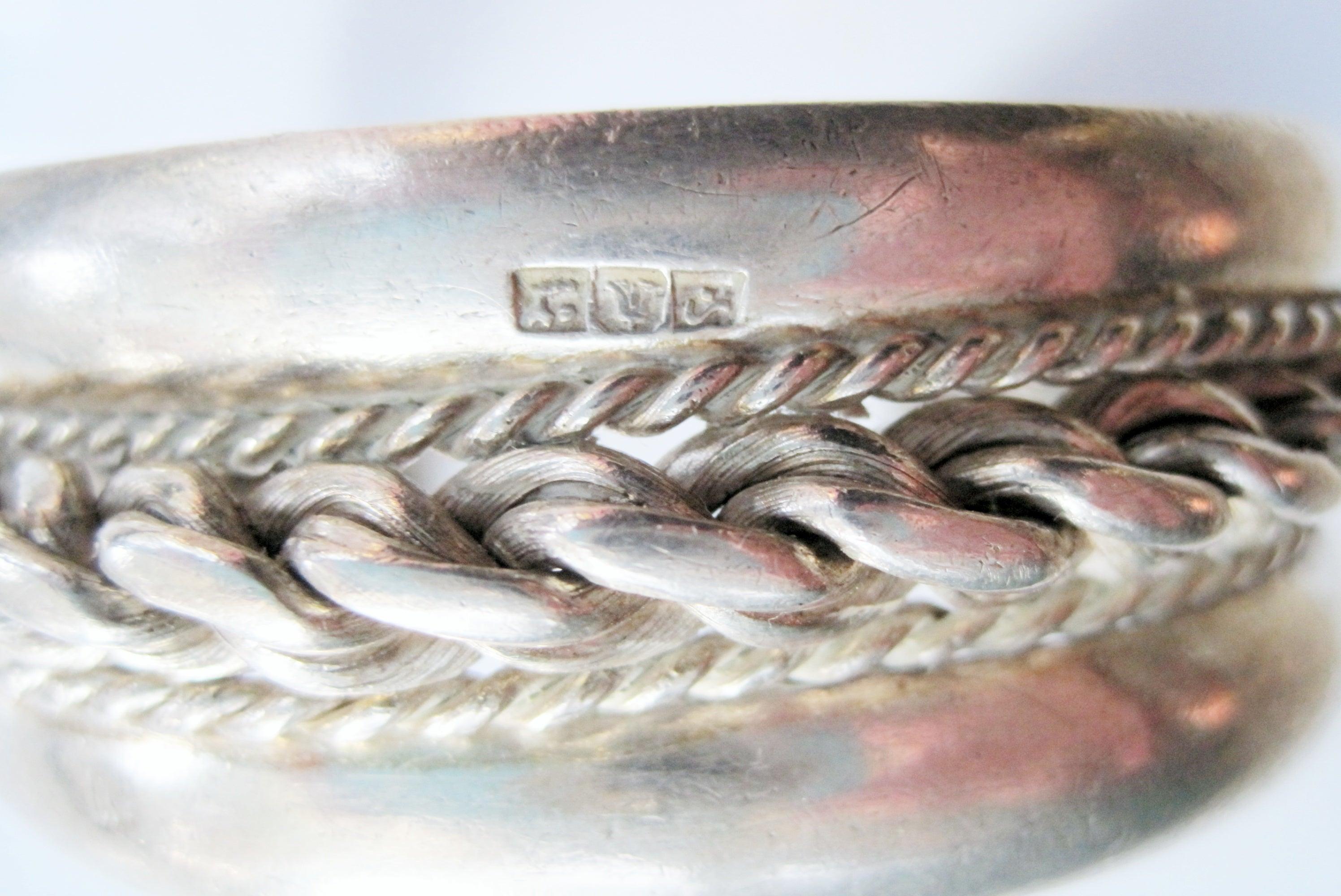 Vintage hot sale silver bracelet