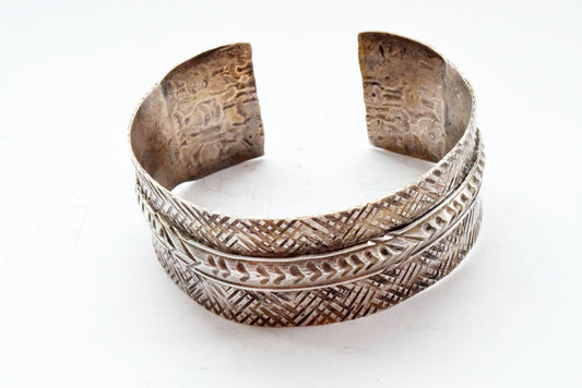 Vintage Silver Berber Bracelet from Tunisia - Anteeka
