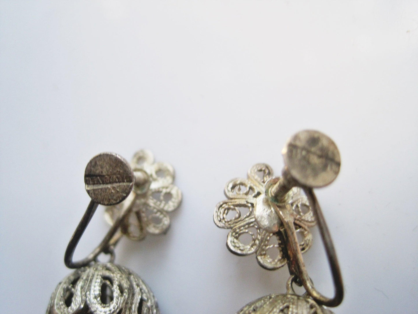 silver export earrings from China