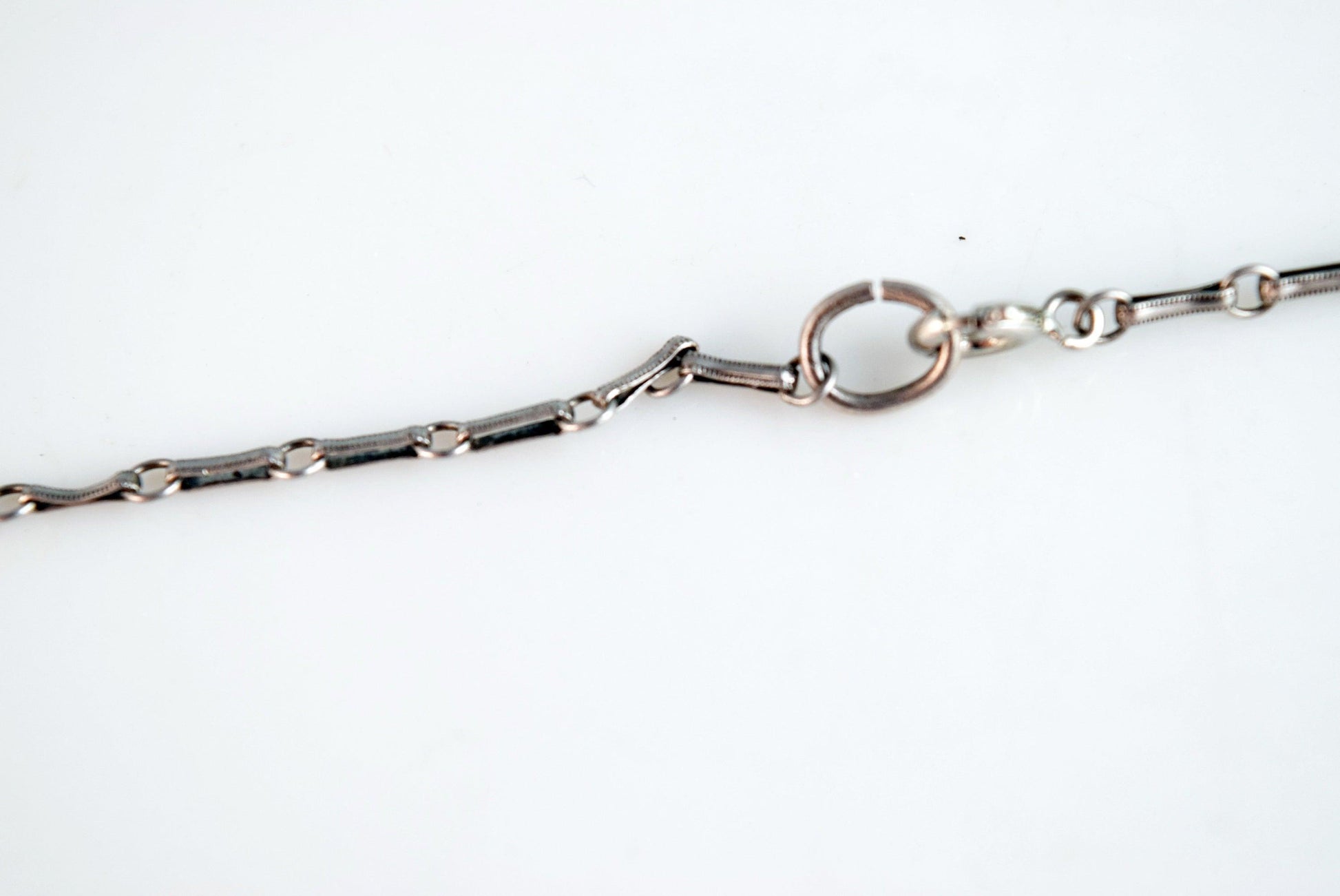 Vintage Silver Egyptian Dainty Choker Filigree Necklace with Stars - Anteeka