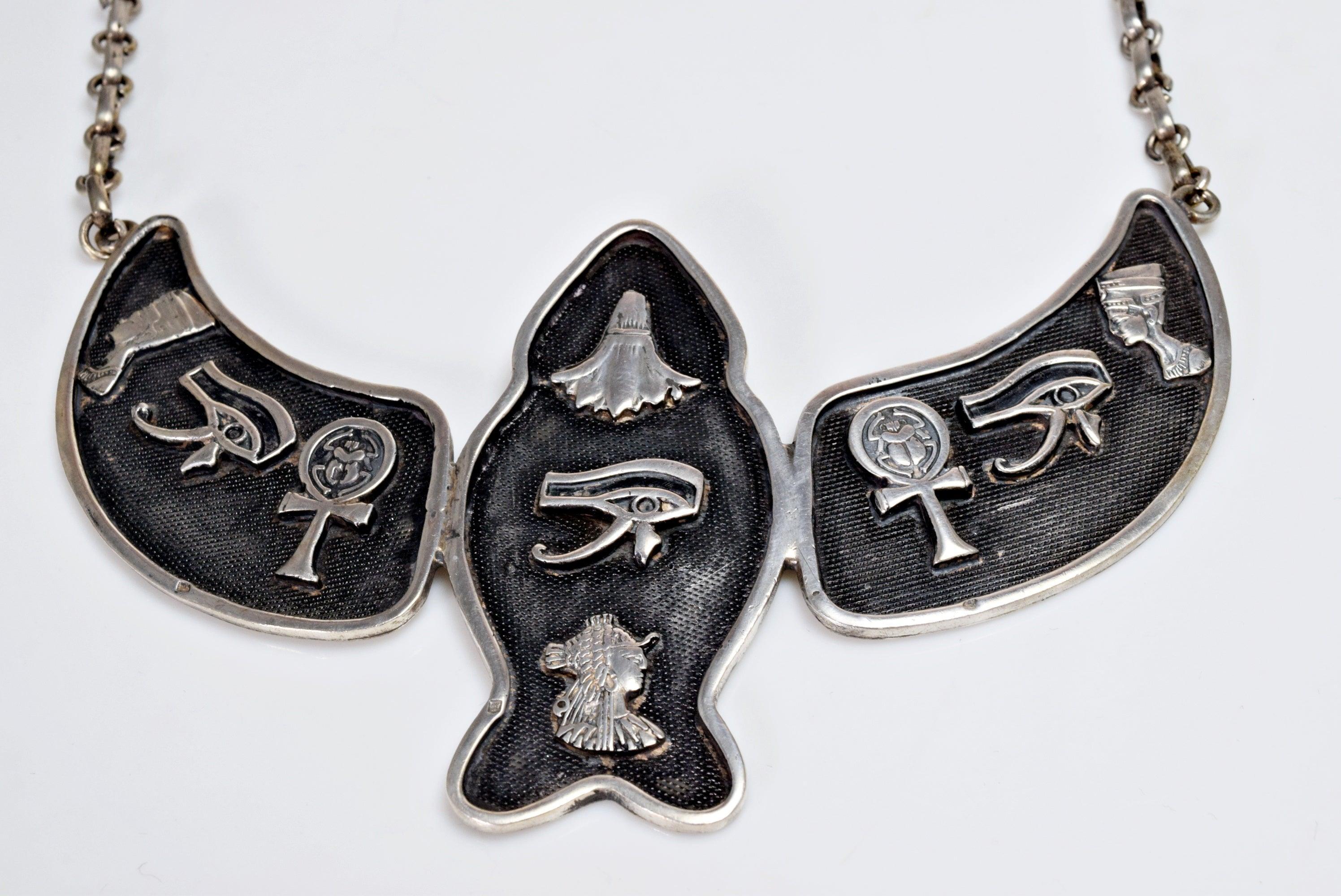 Gold Cartouche Pendant | Egyptian Cartouche Pendant | Swan Bazaar