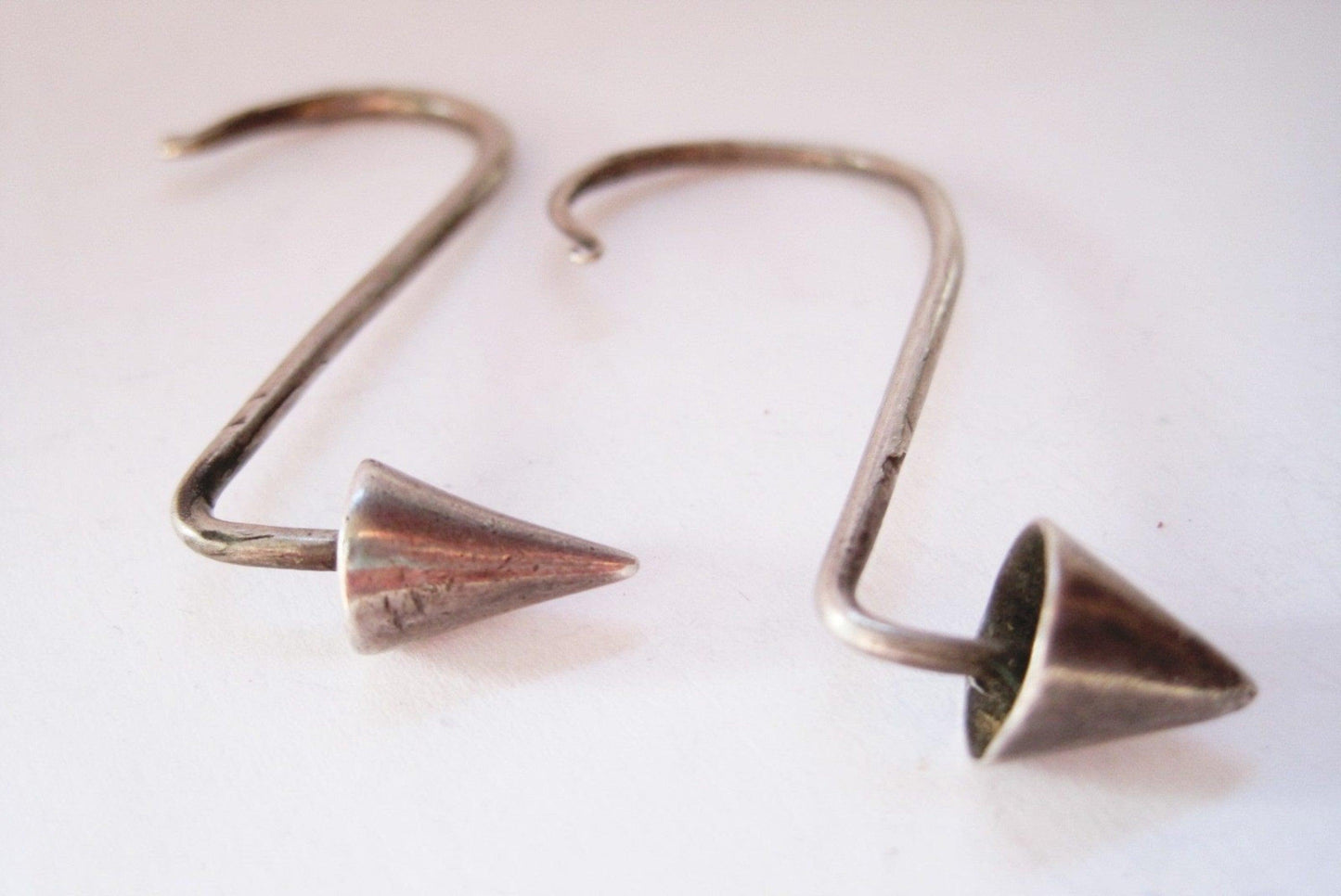 Silver hmong earrings