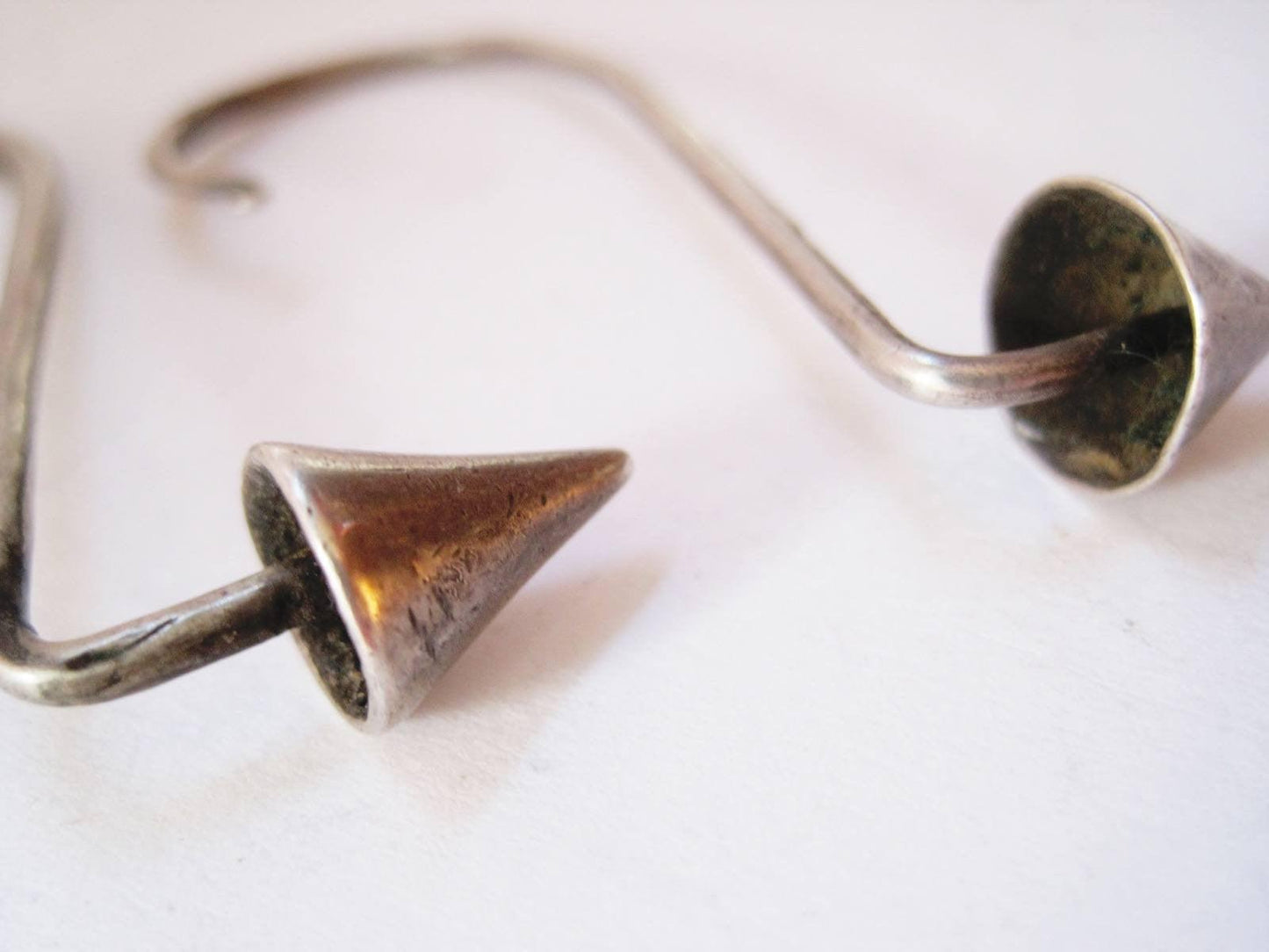 silver tribal earrings