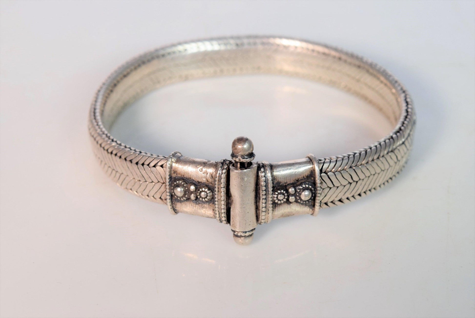 Indian silver bracelet