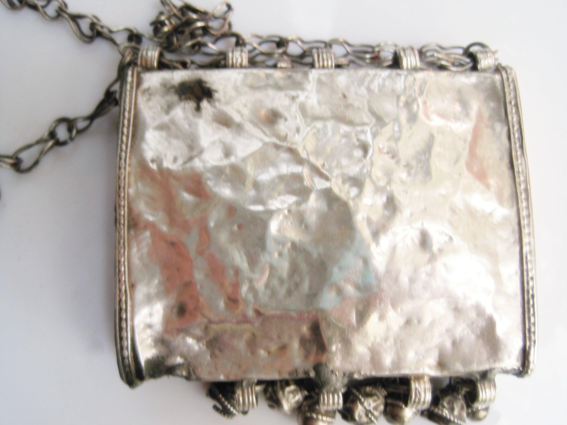 Vintage Silver Islamic Amulet Box from the Arabian Peninsula - Anteeka