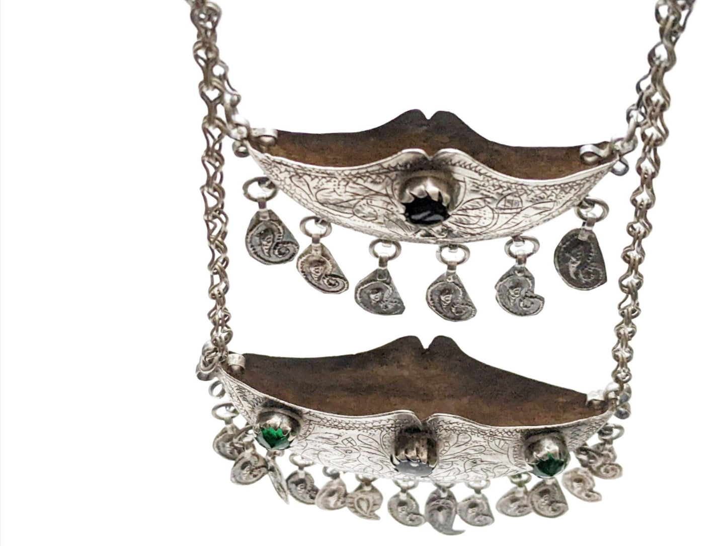 Vintage Silver Islamic Kashkul Necklace - Anteeka