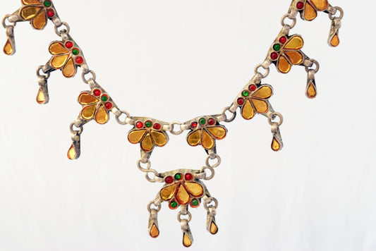 Indian kundan necklace