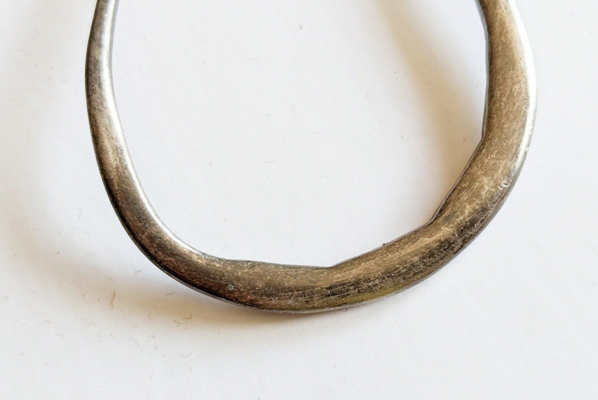 Vintage Silver Nubian Hoop Earrings or Nose Rings - Anteeka