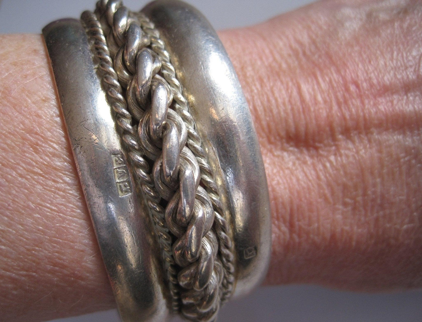 bedouin silver cuff bracelet