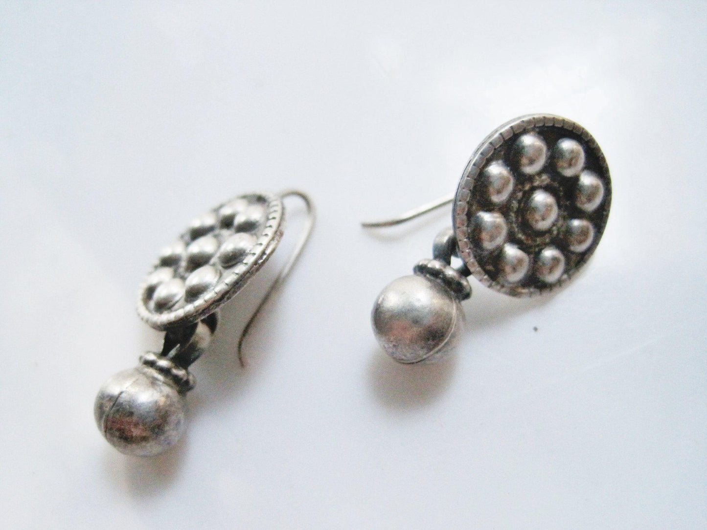 rajasthan silver earrings