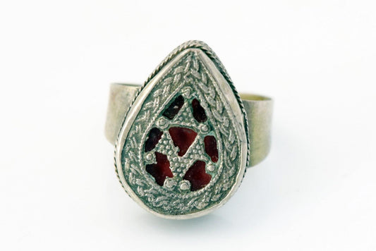 Kazakh silver ring