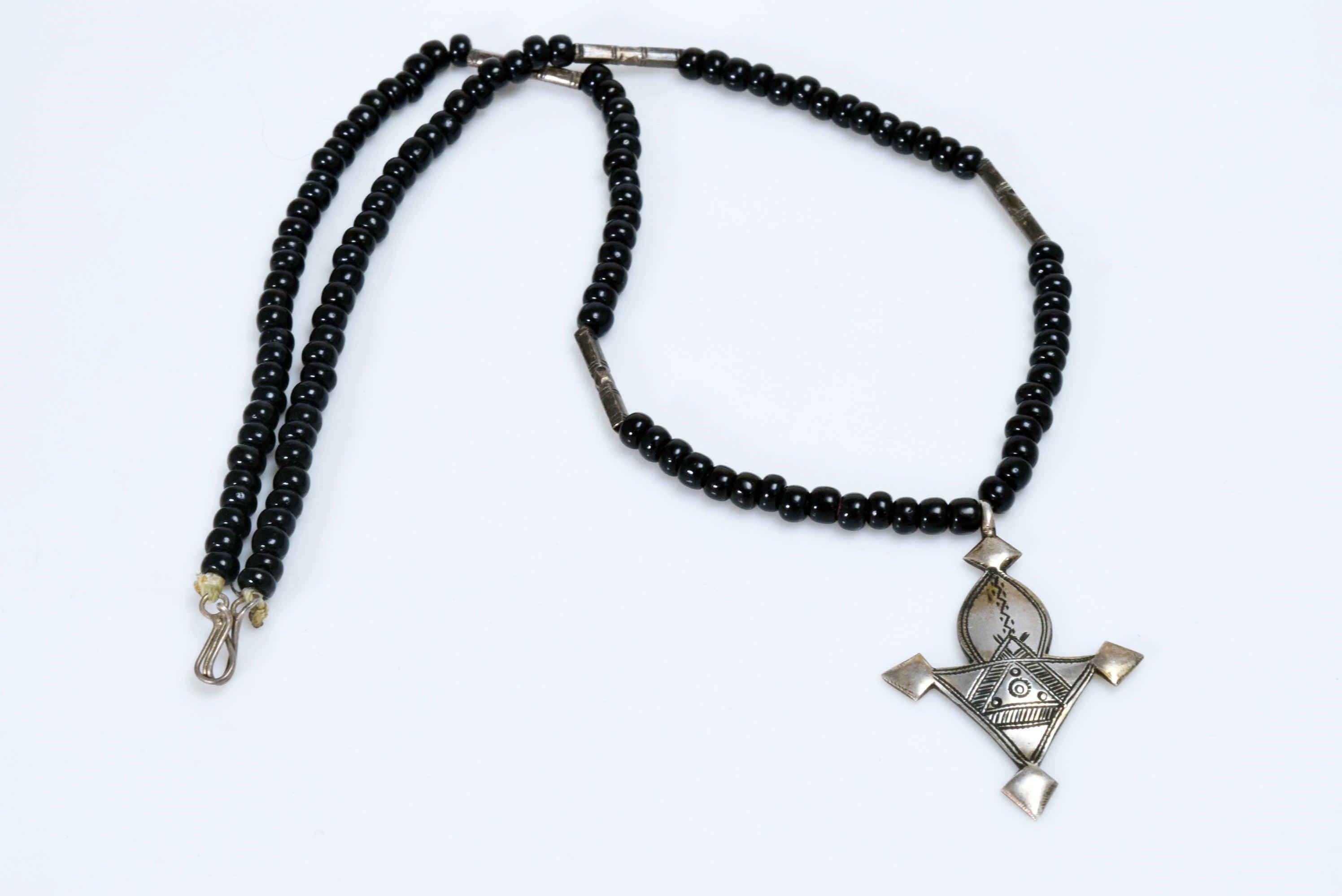 Vintage Tuareg Silver Necklace with Southern Cross Signed – Anteeka