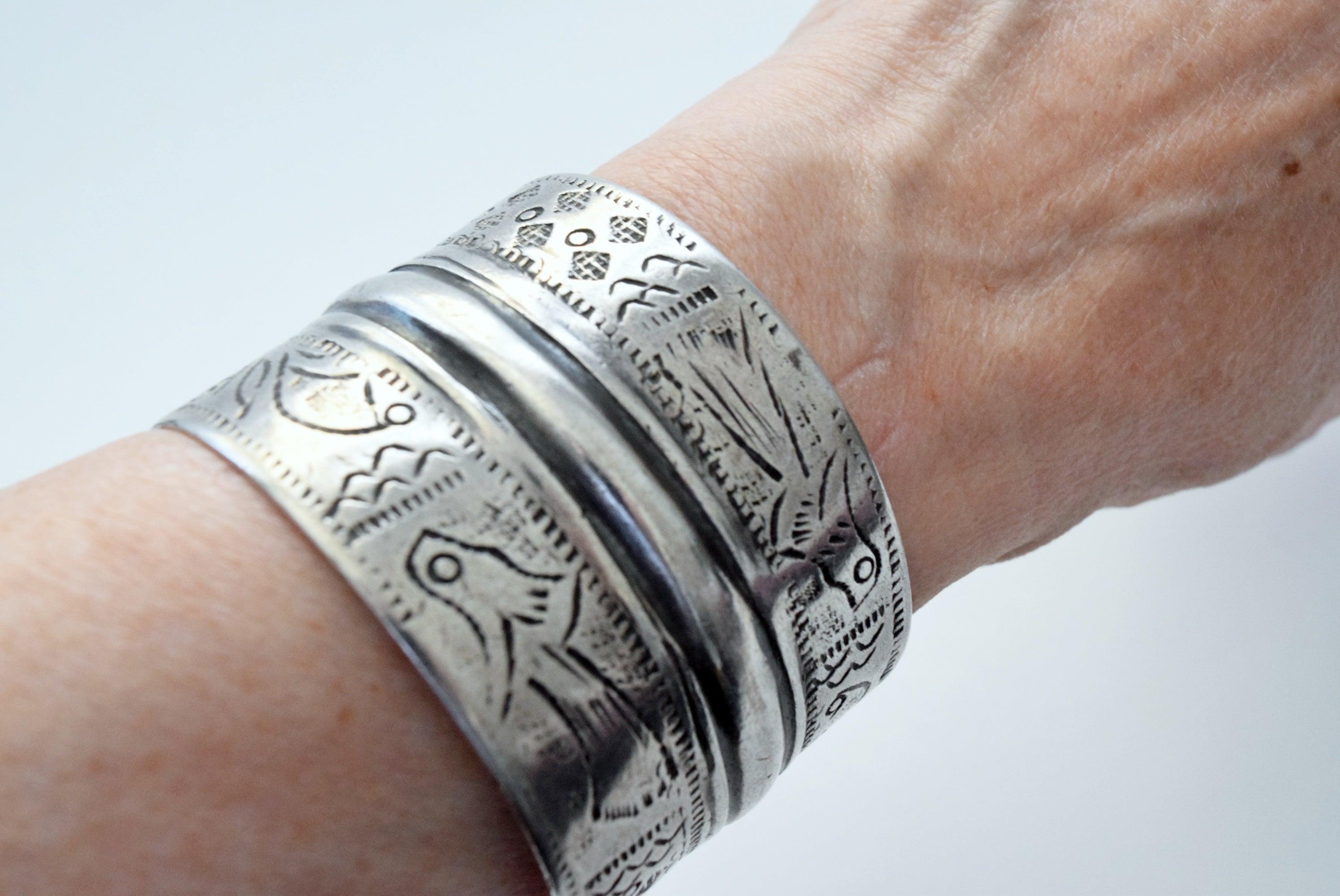 Tunisian silver old bracelet good