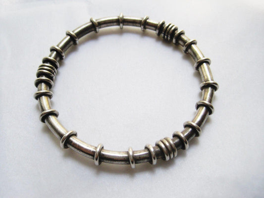 tribal silver bracelet